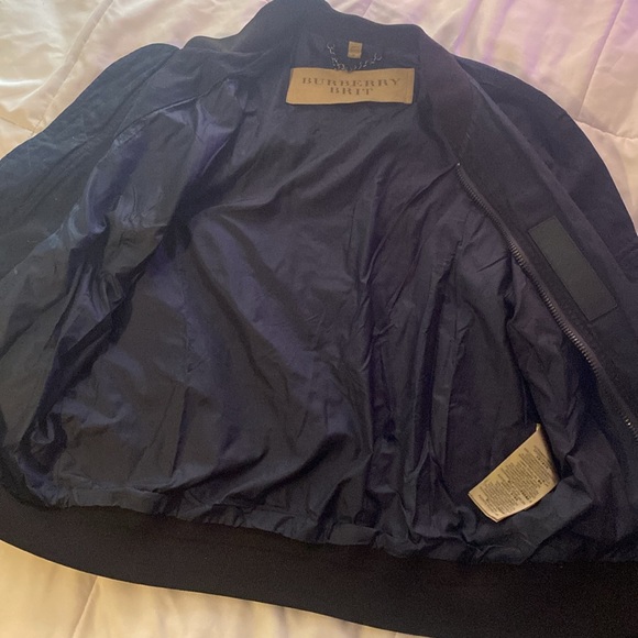 Burberry Brit denim men’s bomber jacket size medium - Picture 2 of 2